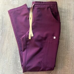 Figs scrubs DEEP PURPLE Yola bottoms